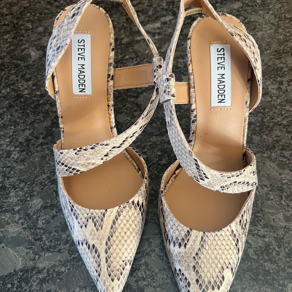 Steve Madden Women's Snakeskin Heels